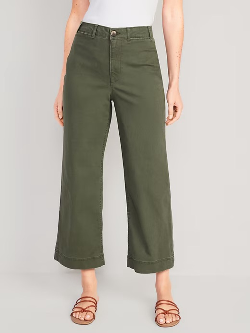 Old Navy chino wide leg pants